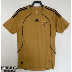 Španělsko 2008 Retro Venkovní Dres Krátký Rukáv Španělsko 2008 Retro Venkovní Dres Krátký Rukáv